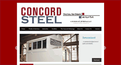 Desktop Screenshot of concordsteel.net